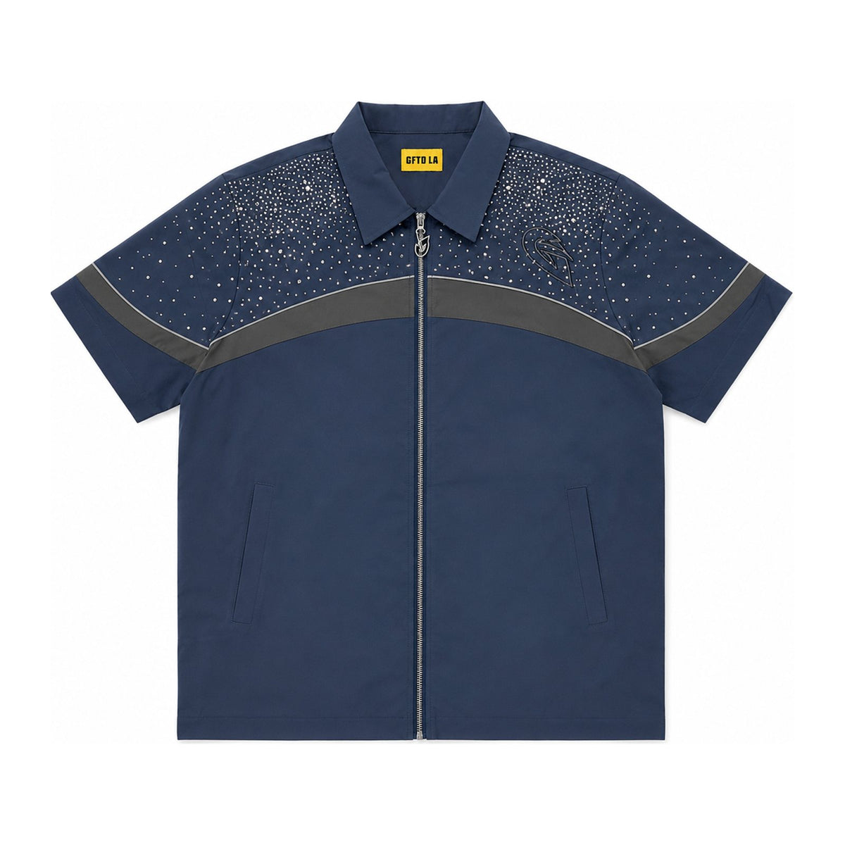 GFTD LA Apex Shirt and Pants Set — Blue — GFTD LA — view 2