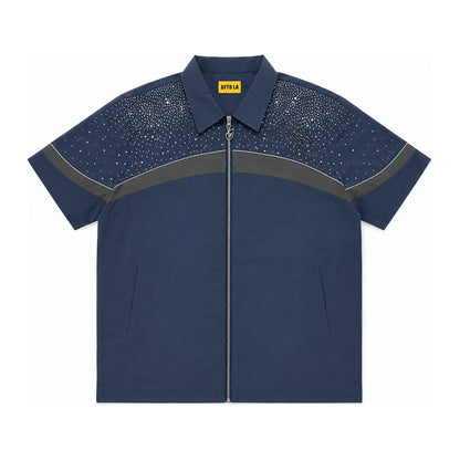 GFTD LA Apex Shirt and Pants Set — Blue — GFTD LA — view 2