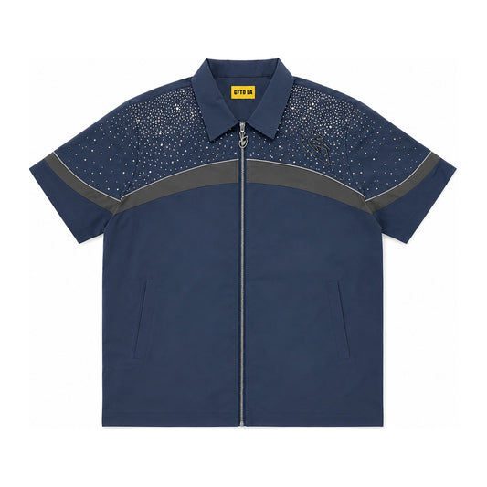 GFTD LA Apex Shirt and Pants Set — Blue — GFTD LA — view 2