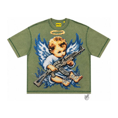 GFTD LA "Gifted Regime" Tee — Olive — GFTD LA — view 2