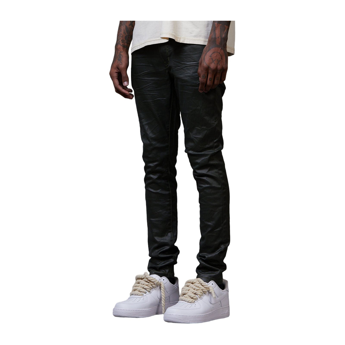 GFTD LA Vanta Denim — Olive Coated — GFTD LA — view 4