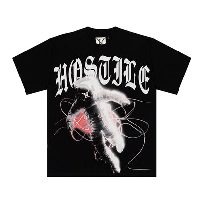 Hostile Pink Astronaut Black Tee — Hostile — view 2