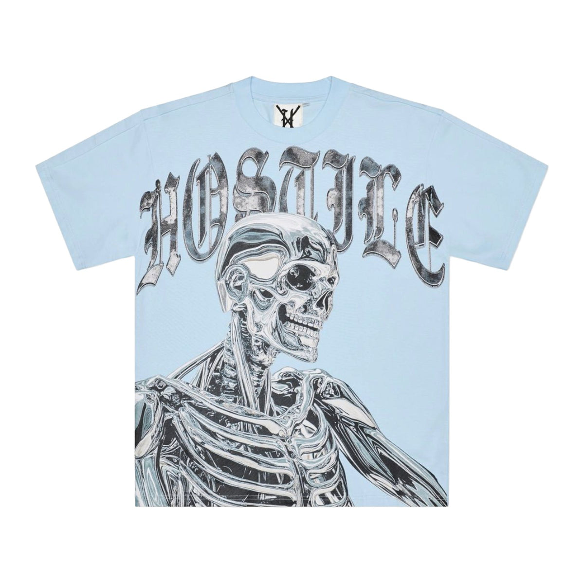 Hostile Robot Skeleton Tee — Sky Blue — Hostile — view 2