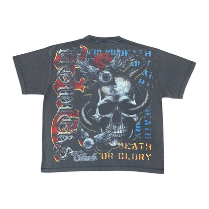 Howlers Club "City Wolves" Tee — Brown Wash — Howlers Club — view 3