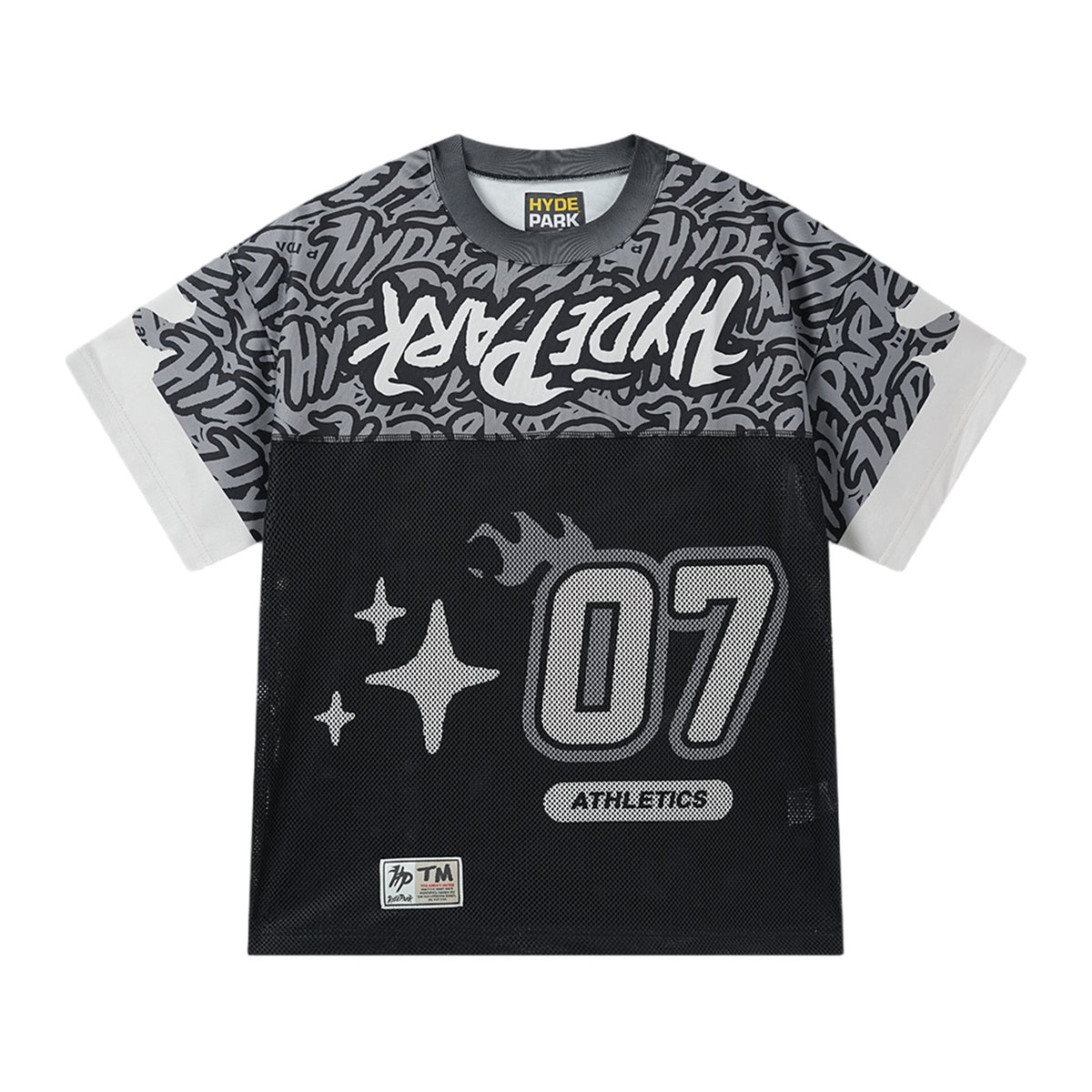 Hyde Park Jersey 07 Tee — Black — Hyde Park — view 2