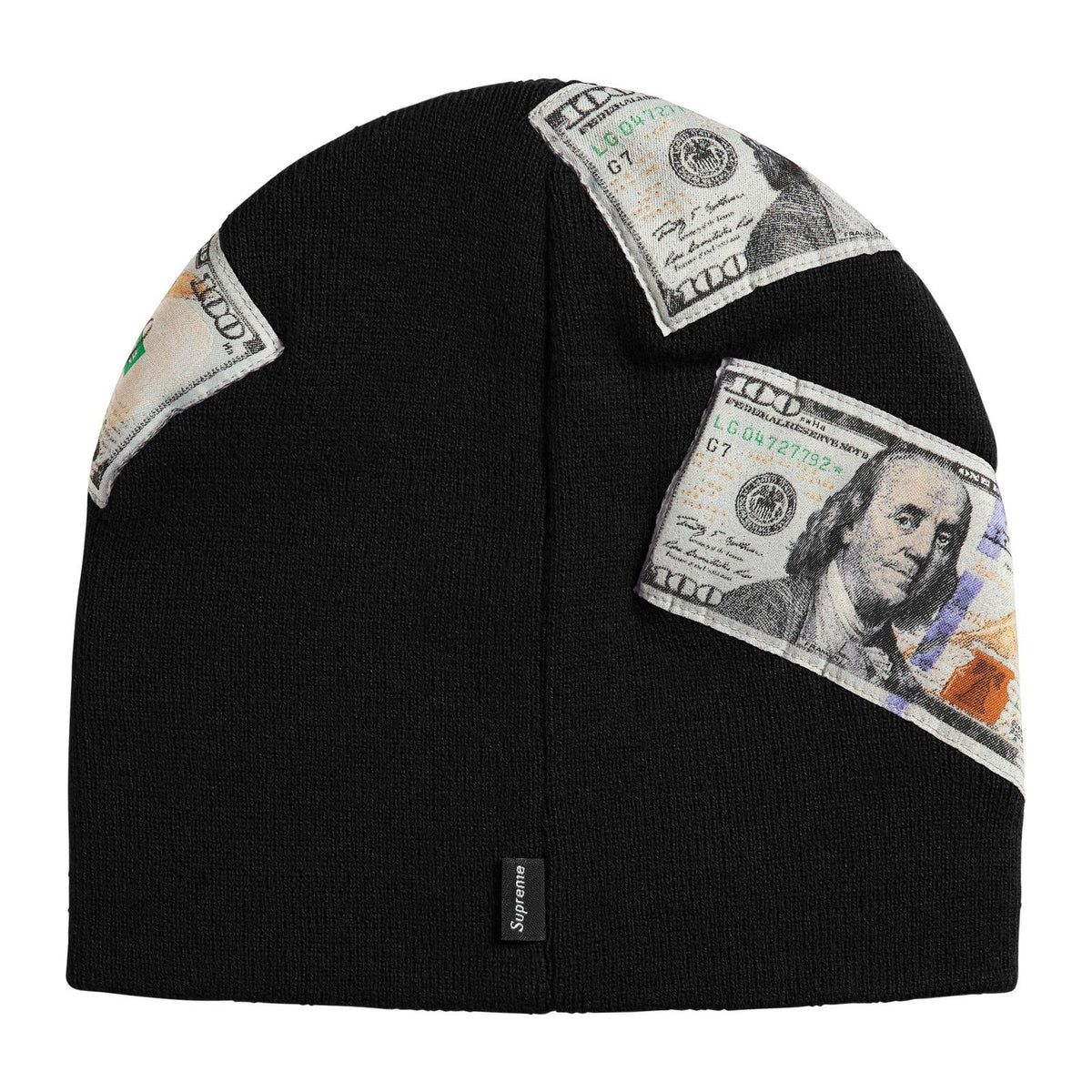 Supreme Money Beanie — Black — view 2