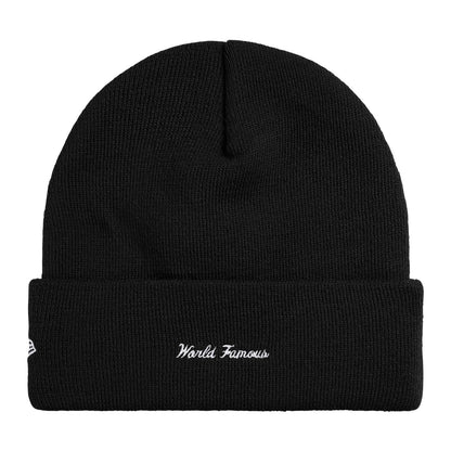 Supreme x New Era Action Beanie — Black — view 2