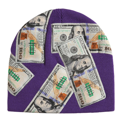 Supreme Money Beanie — Purple