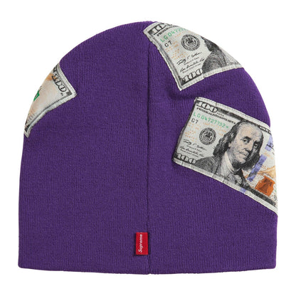 Supreme Money Beanie — Purple — view 2