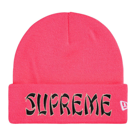 Supreme x New Era Action Beanie — Pink