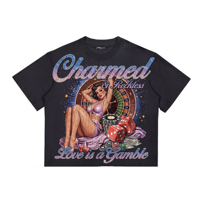 Roku Studio "Charmed & Reckless" Tee — Black