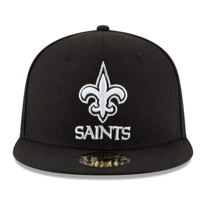 New Era New Orleans Saints 59FIFTY Fitted — Black/White