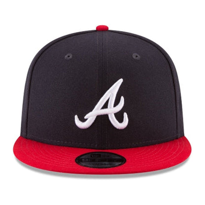 New Era Atlanta Braves 2Tone 9FIFTY Snapback — Navy/Red