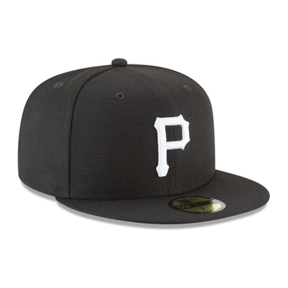 New Era Pittsburgh Pirates 59FIFTY Fitted — Black/White