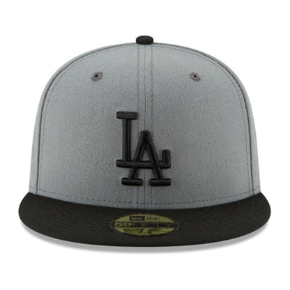 New Era Los Angeles Dodgers 2Tone 59FIFTY Fitted — Black/Grey