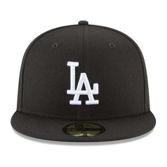 New Era Los Angeles Dodgers 59FIFTY Fitted — Black/White