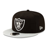 New Era Las Vegas Raiders 2Tone 9FIFTY Snapback — Black/Graphite