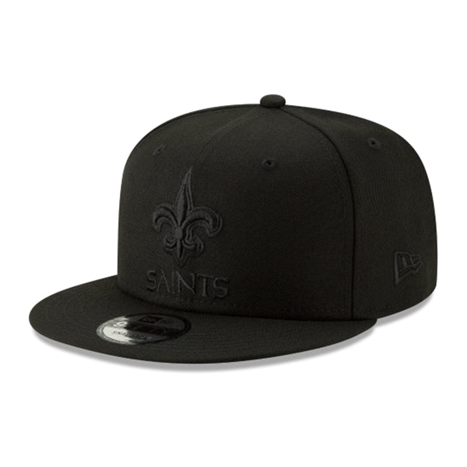 New Era New Orleans Saints 9FIFTY Snapback — Black on Black