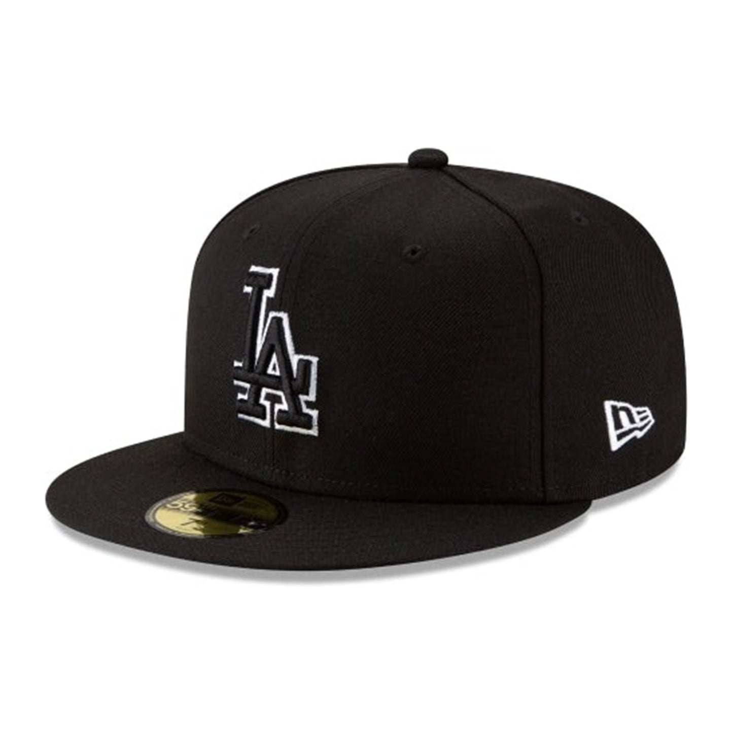 New Era Los Angeles Dodgers Black Outline 59FIFTY Fitted, view 2