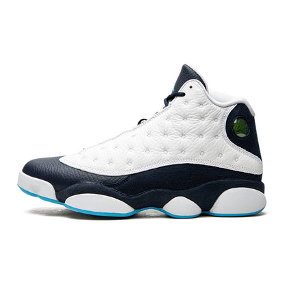 nike air jordan 13 retro white dark powder blue