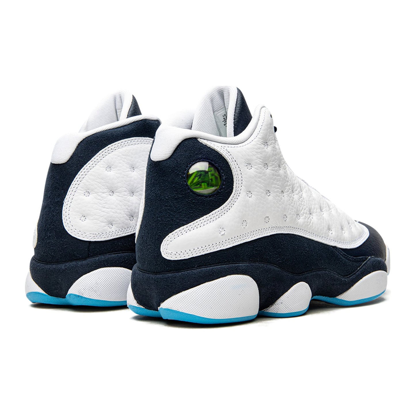 nike air jordan 13 retro white dark powder blue