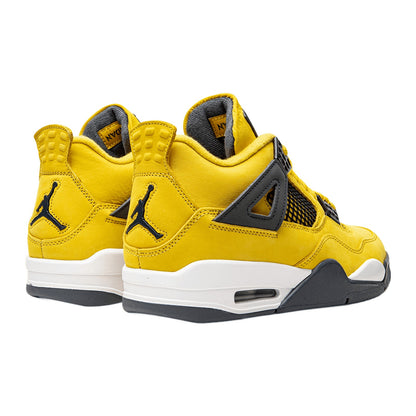 Nike Air Jordan 4 Retro "Lightning" — Tour Yellow/Dark Blue Grey — view 3