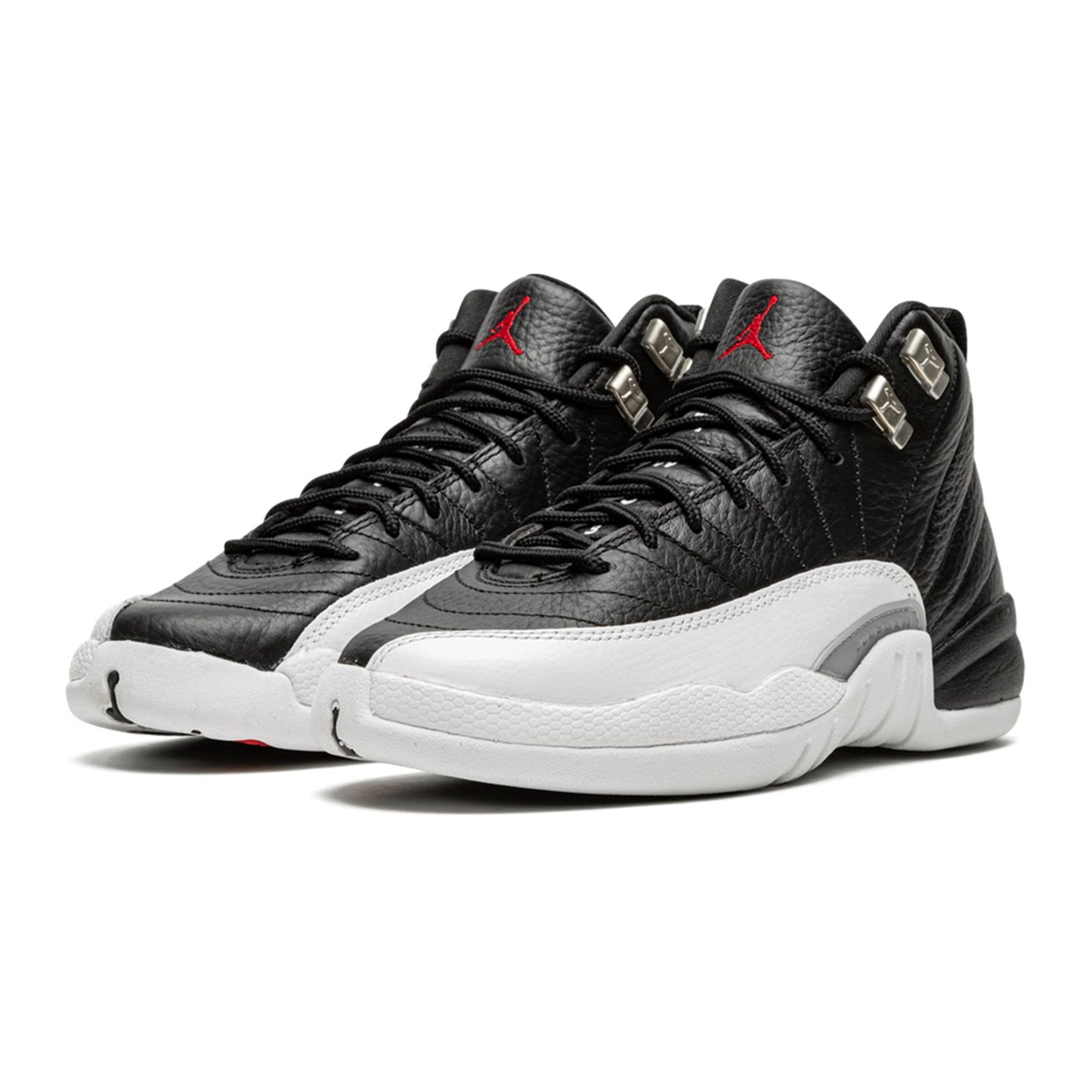 nike air jordan 12 retro gs playoffs black varsity red