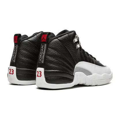 nike air jordan 12 retro gs playoffs black varsity red