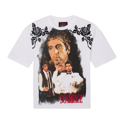 reason scarface graphic tee white