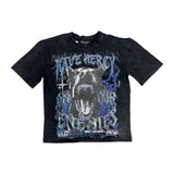 REASON "Have Mercy" Wolf Tee — Black Wash