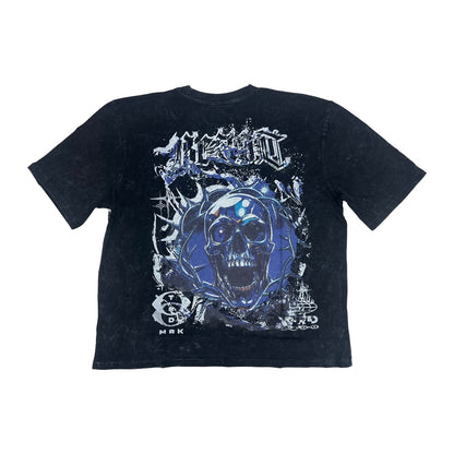 reason have mercy wolf tee black wash