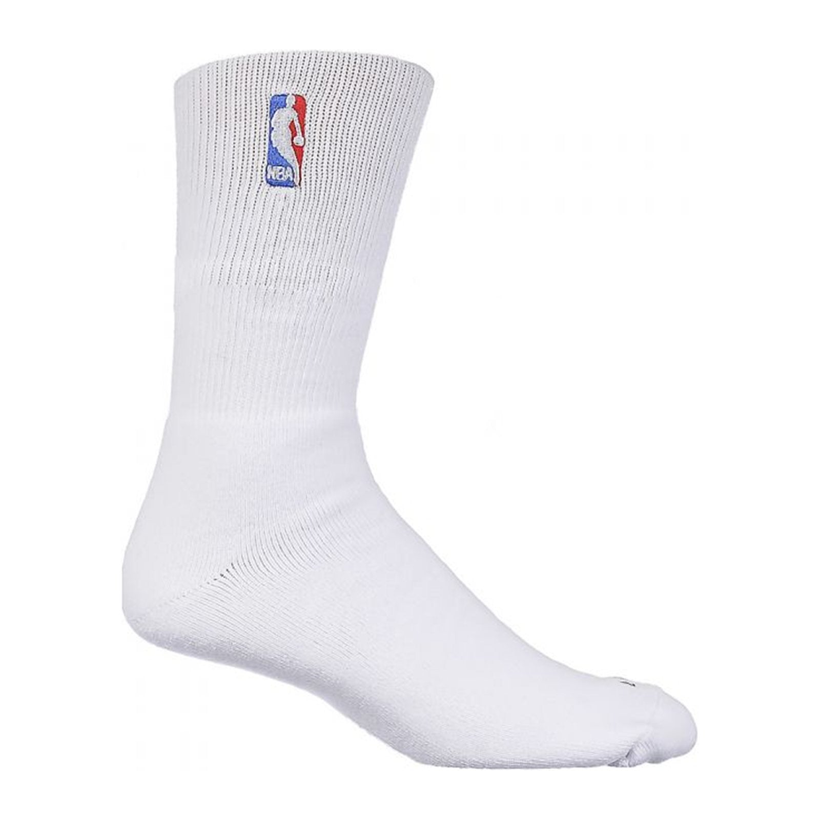 For Bare Feet NBA Logoman Crew Sock — White
