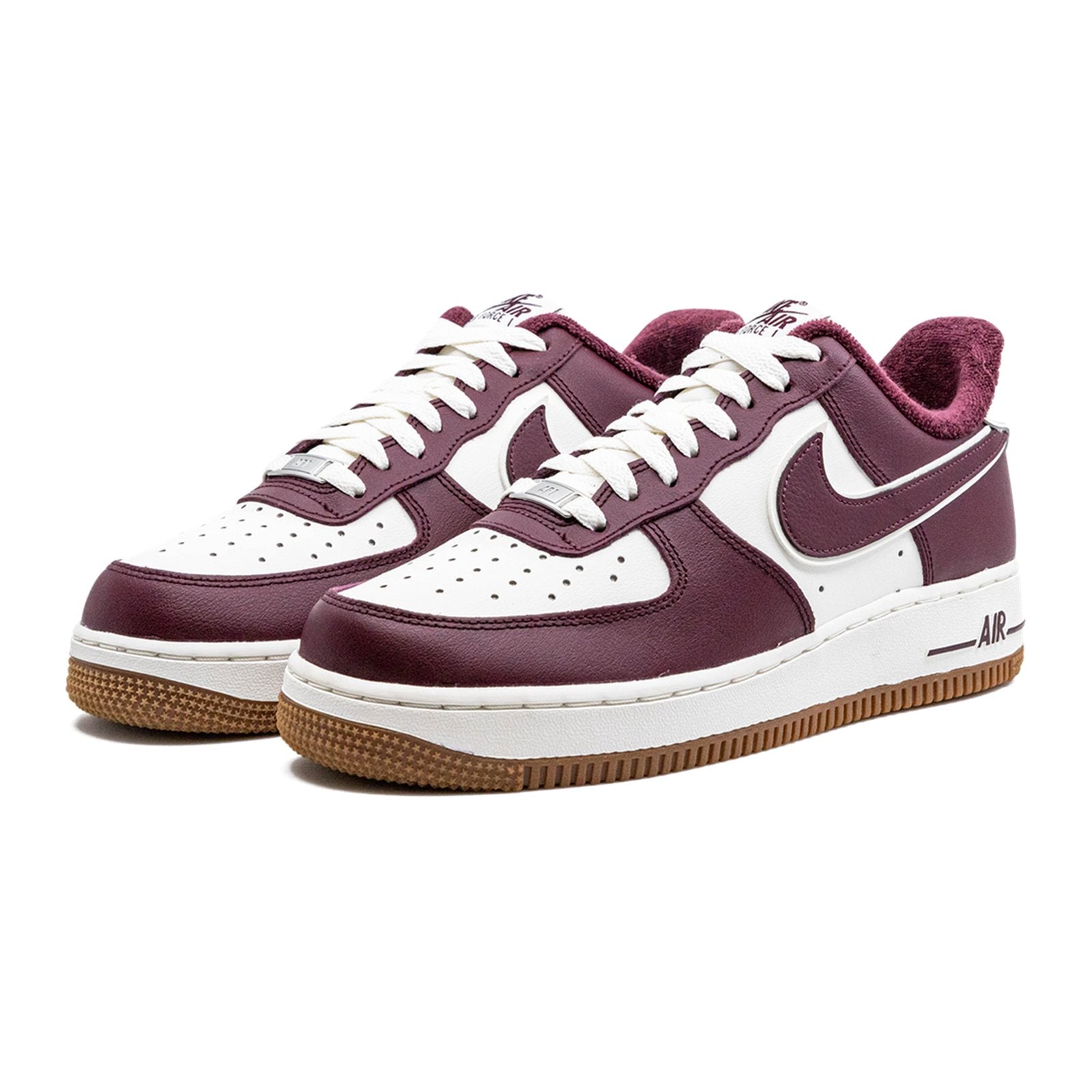 nike air force 1 07 lv8 sail night maroon