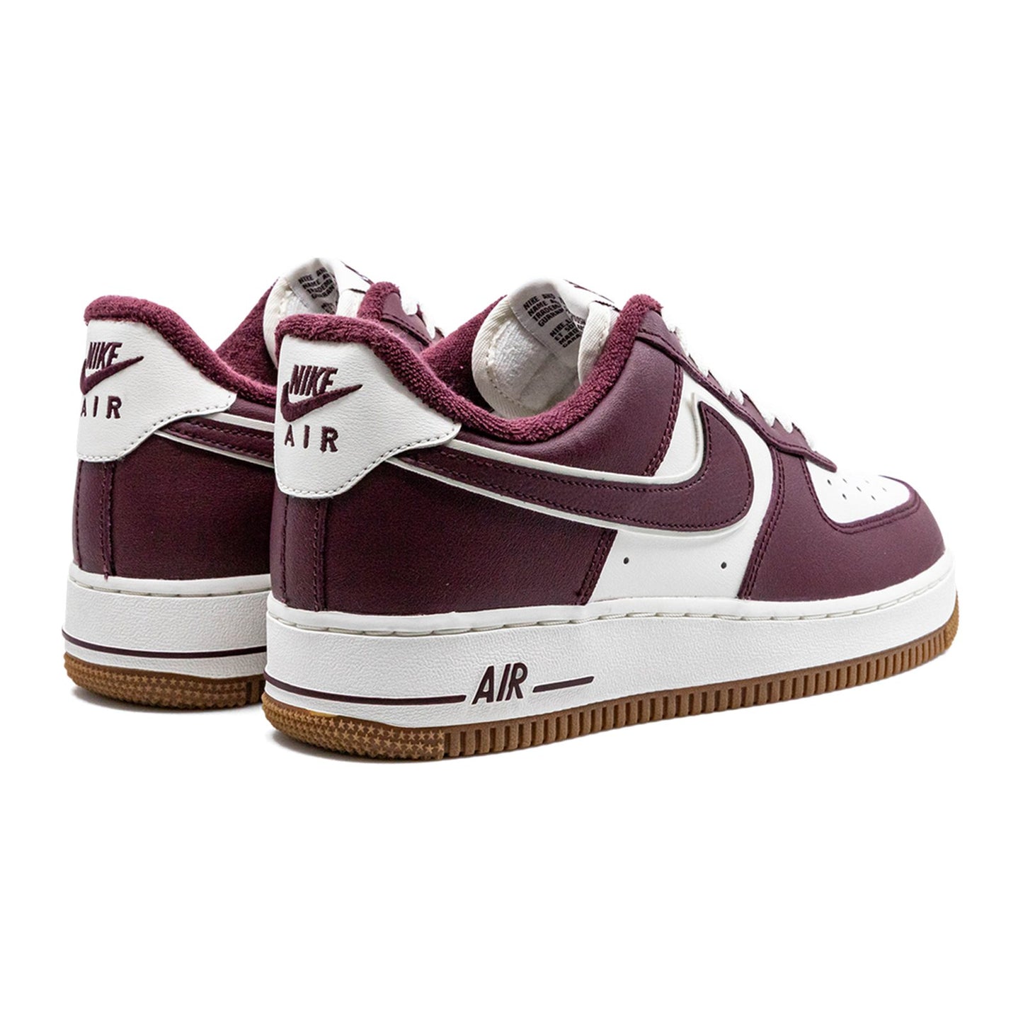 nike air force 1 07 lv8 sail night maroon