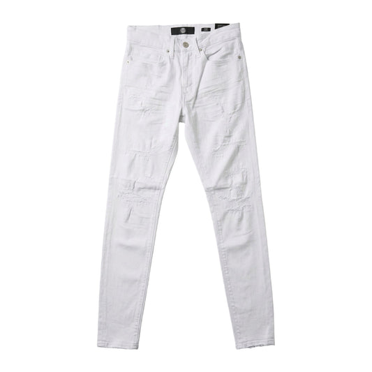 Jordan Craig Ross Fit Shredded Jean — White