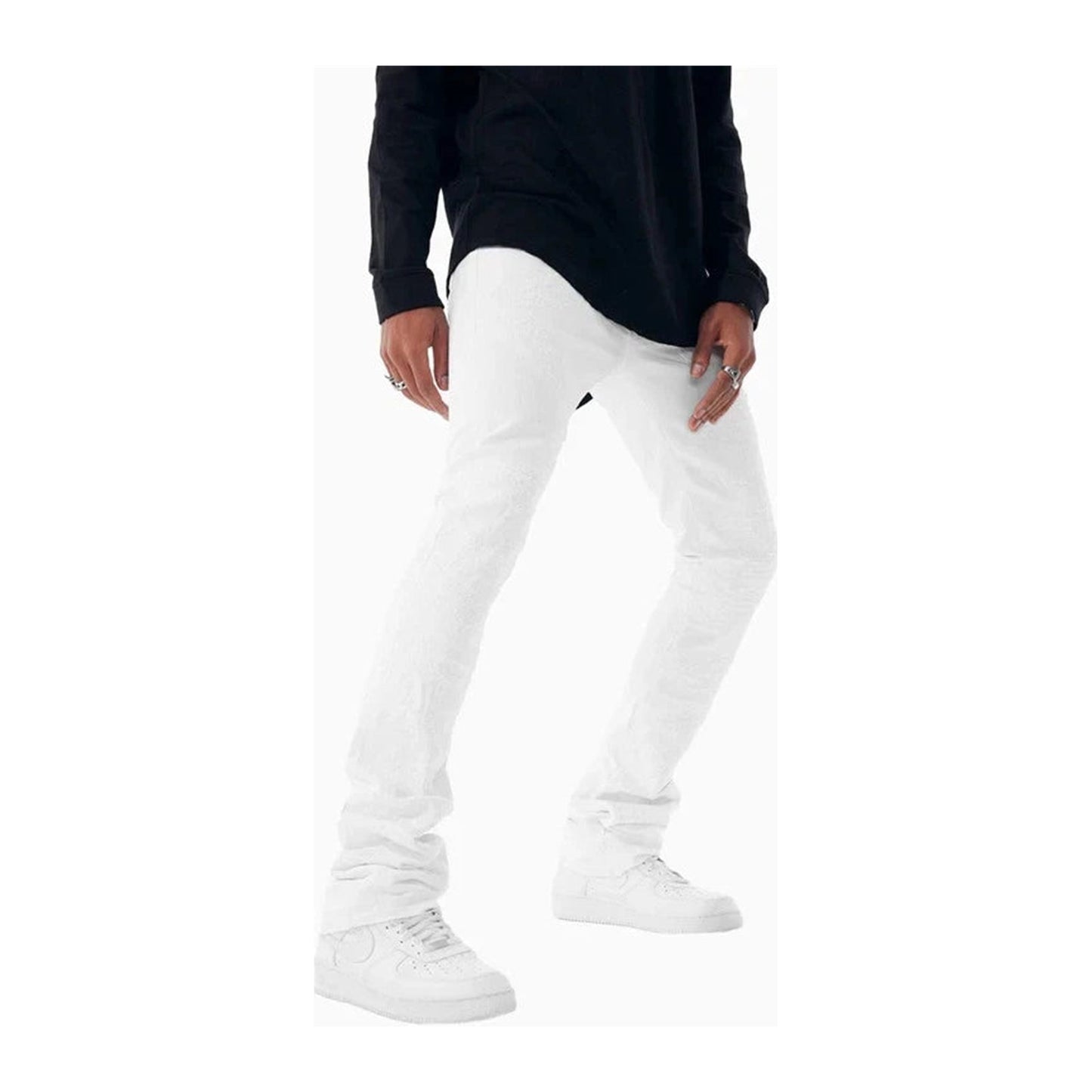 Jordan Craig Martin Stacked Jean — White