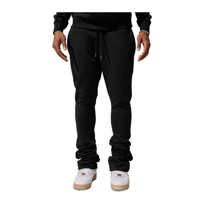 Jordan Craig "Uptown" Stacked Sweatpant — Black