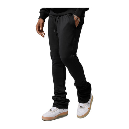 Jordan Craig "Uptown" Stacked Sweatpant — Black — view 2