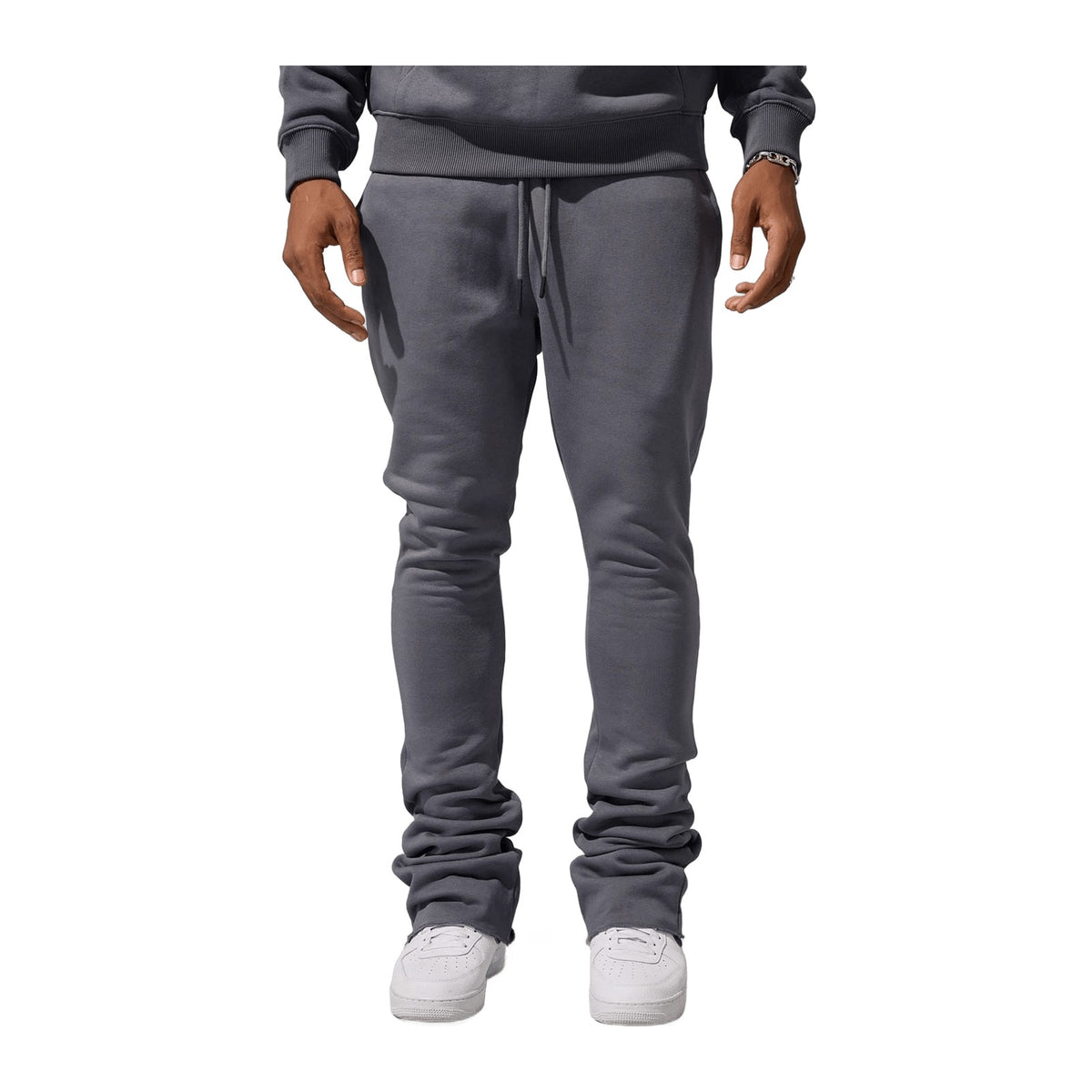 Jordan Craig "Uptown" Stacked Sweatpant — Charcoal