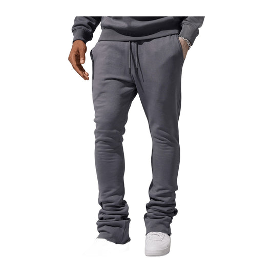 Jordan Craig "Uptown" Stacked Sweatpant — Charcoal — view 2