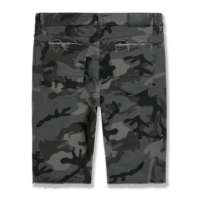 Jordan Craig "OG Tulsa" Camo Twill Short — Black Camo