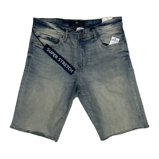 Jordan Craig Washed Denim Short — Black Shadow