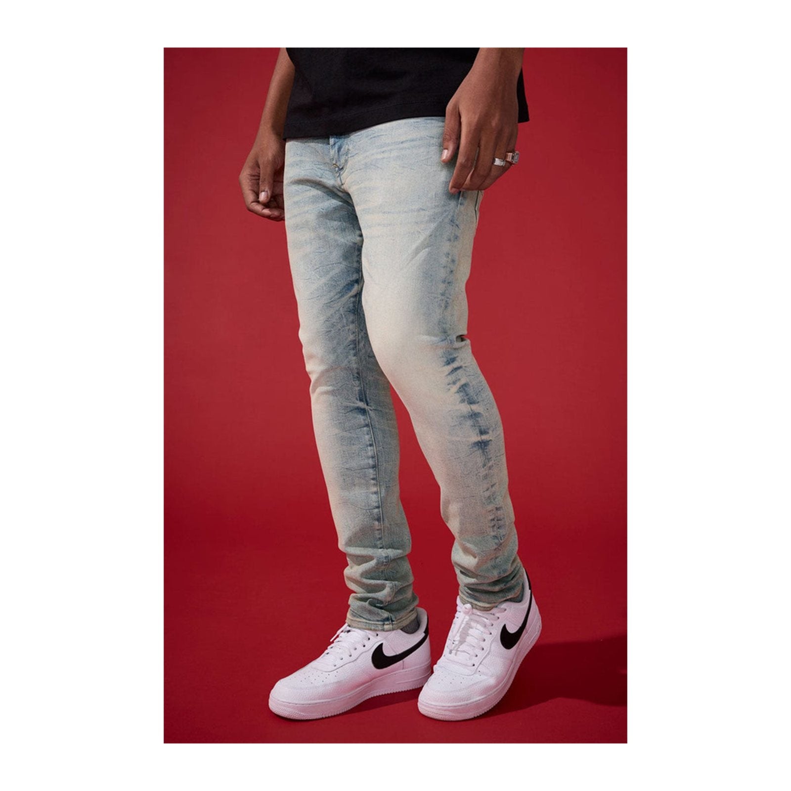 Jordan Craig Martin Stacked Jean — Cream Wash