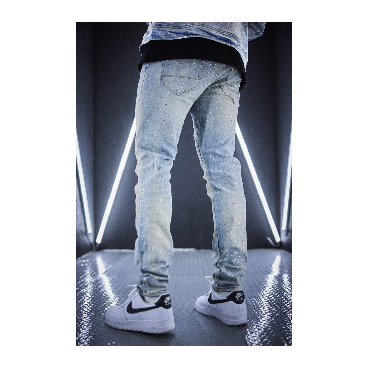 Jordan Craig "Magic City" Super Skinny Denim — Iced Lager