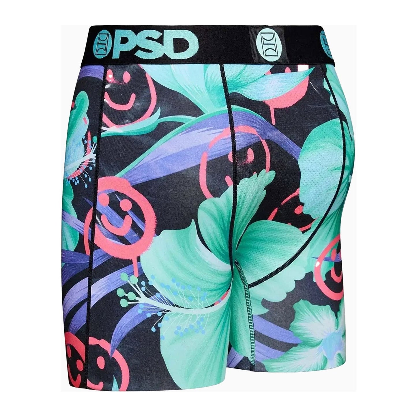 psd smiley floral boxer brief