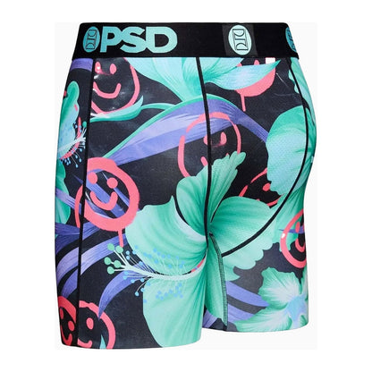 psd smiley floral boxer brief