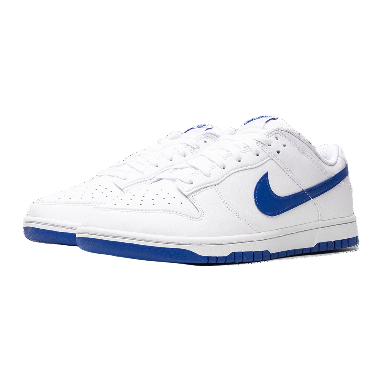 nike dunk low retro white hyper royal