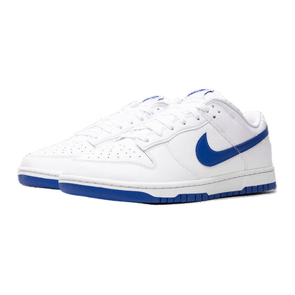 nike dunk low retro white hyper royal