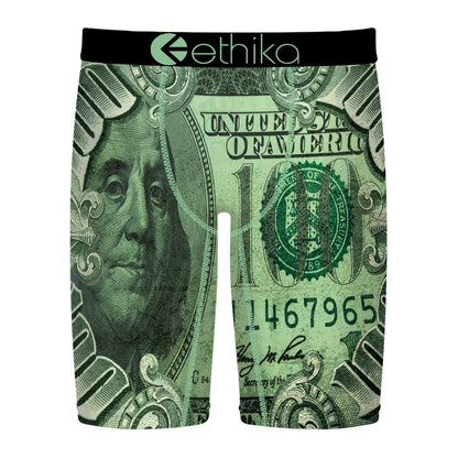 Ethika "The Staple" Boxer Brief - Money Print