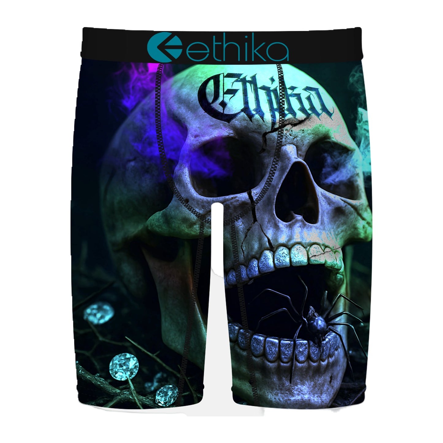 Ethika Staple Boxer Brief — Blue Fade Logo